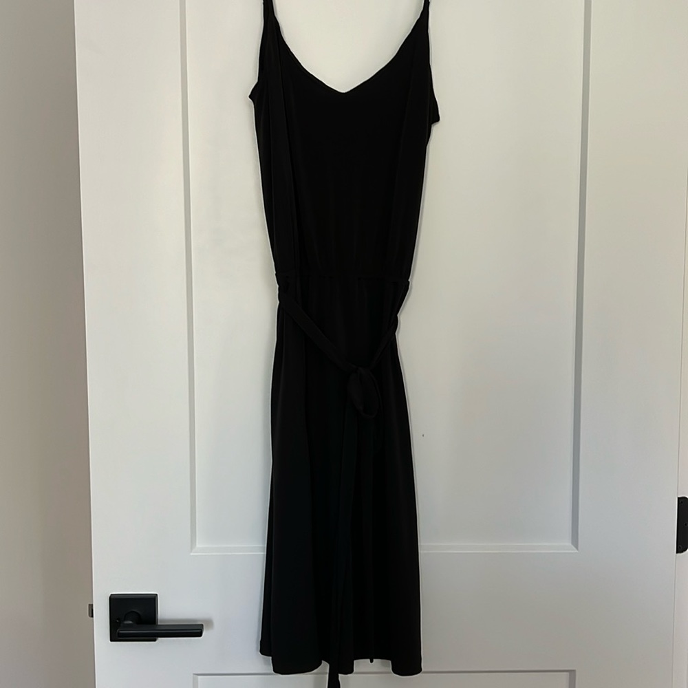 Veronica M above the knee slit dress